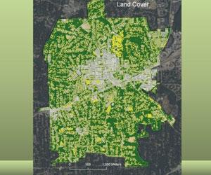 map showing tree density in rhode island